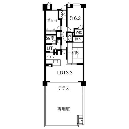 南が丘駅 徒歩13分 1階の物件間取画像